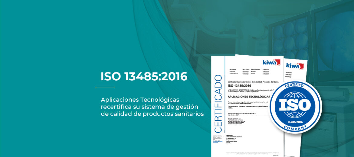 tecnología médica certificado de calidad